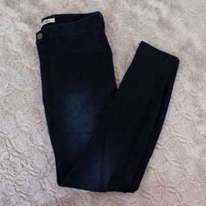 Charlotte Russe dark blue wash skinny jeans